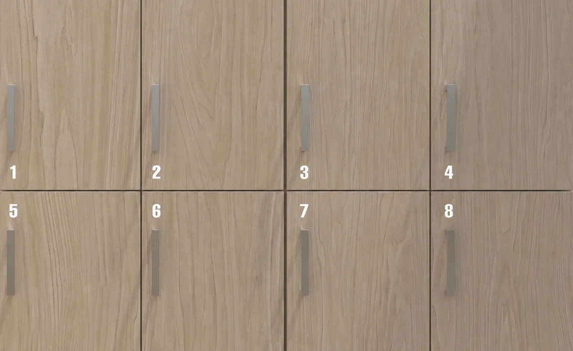 Locker Number Stickers Set of 50