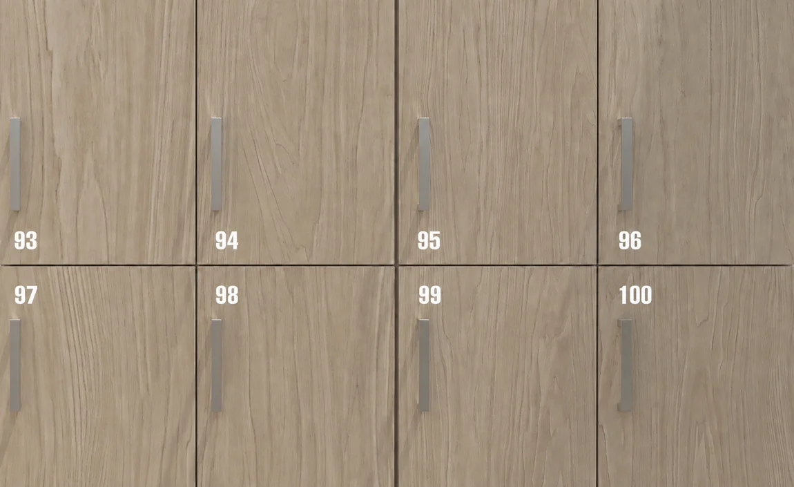 Locker Number Stickers Set of 100