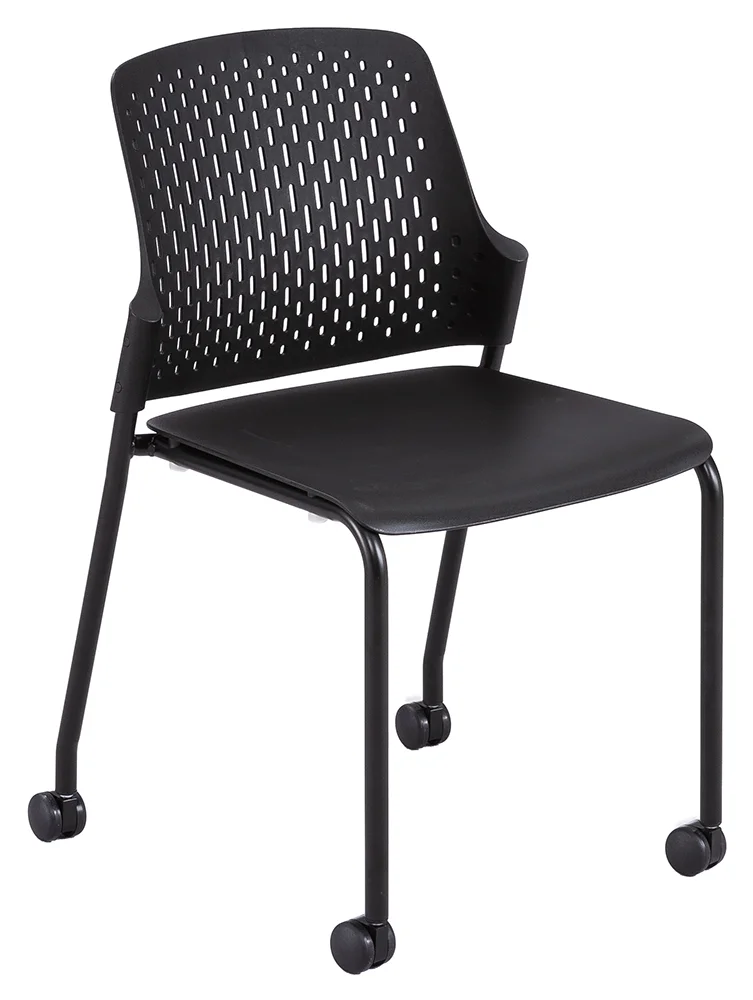 Stacking Chairs with Casters - 4 Pack
