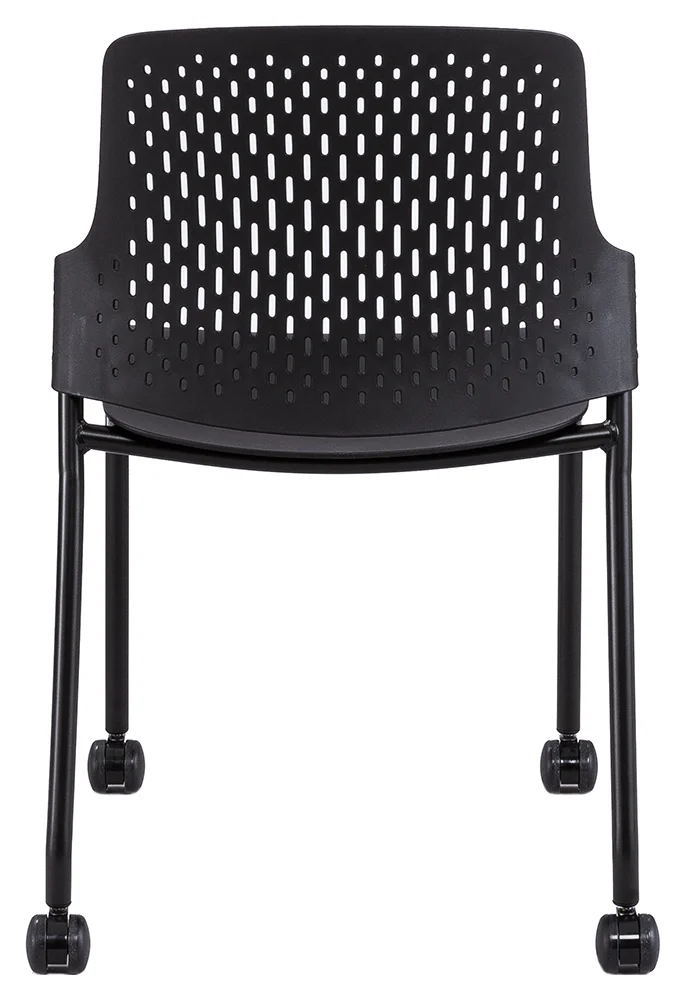 Stacking Chairs with Casters - 4 Pack