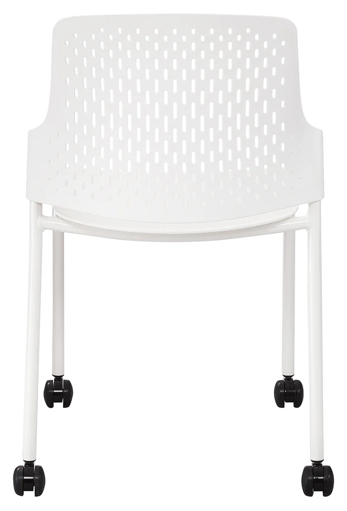 Stacking Chairs with Casters - 4 Pack