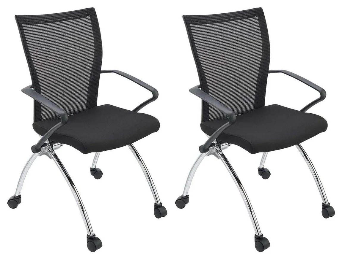 Office Nesting Chairs - 2 Pack