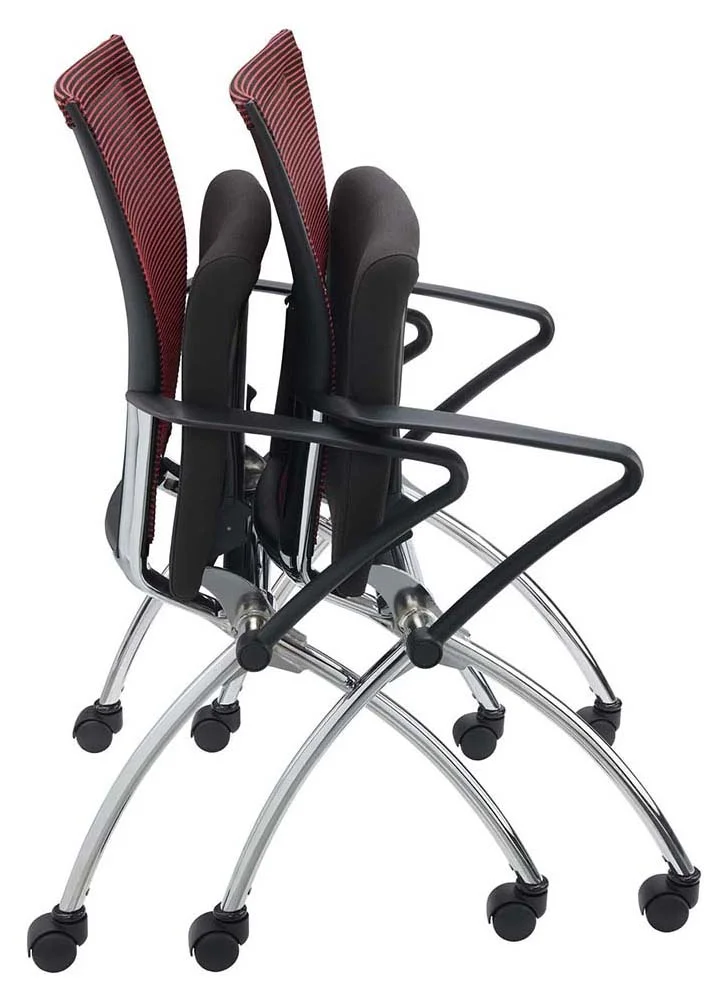Office Nesting Chairs - 2 Pack