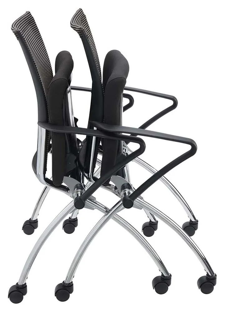 Office Nesting Chairs - 2 Pack