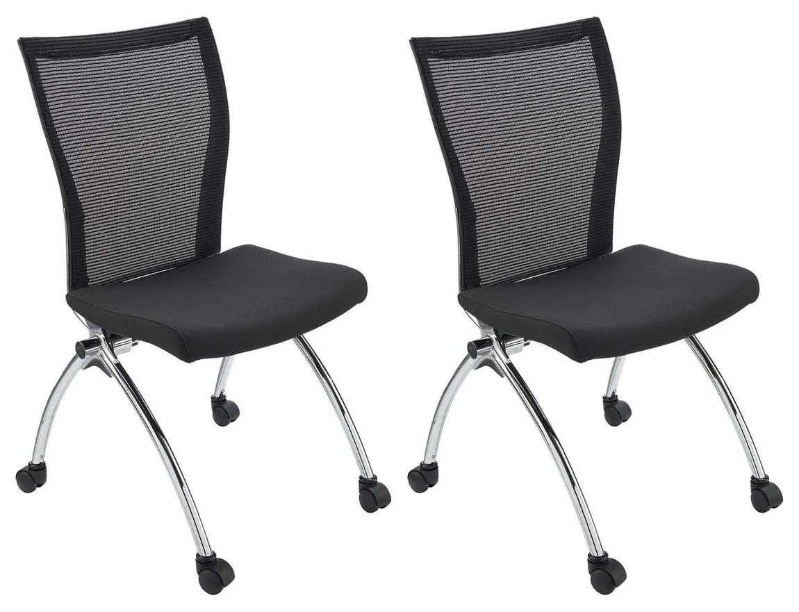 Armless Nesting Chairs - 2 Pack