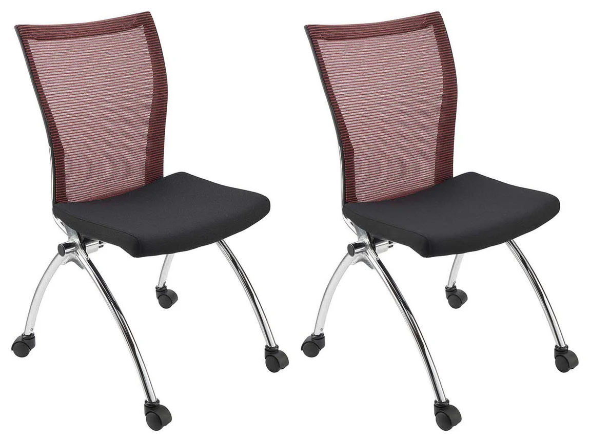 Armless Nesting Chairs - 2 Pack