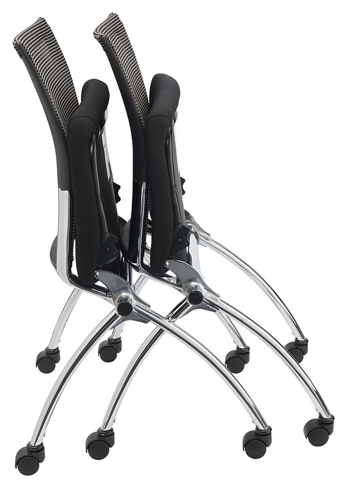 Armless Nesting Chairs - 2 Pack