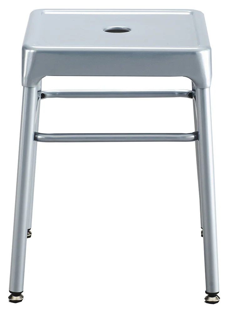 Small Backless Metal Stool