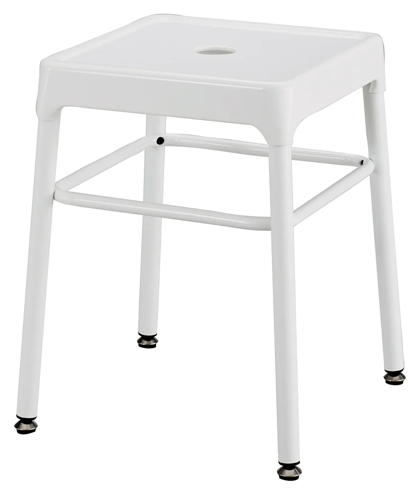 Small Backless Metal Stool