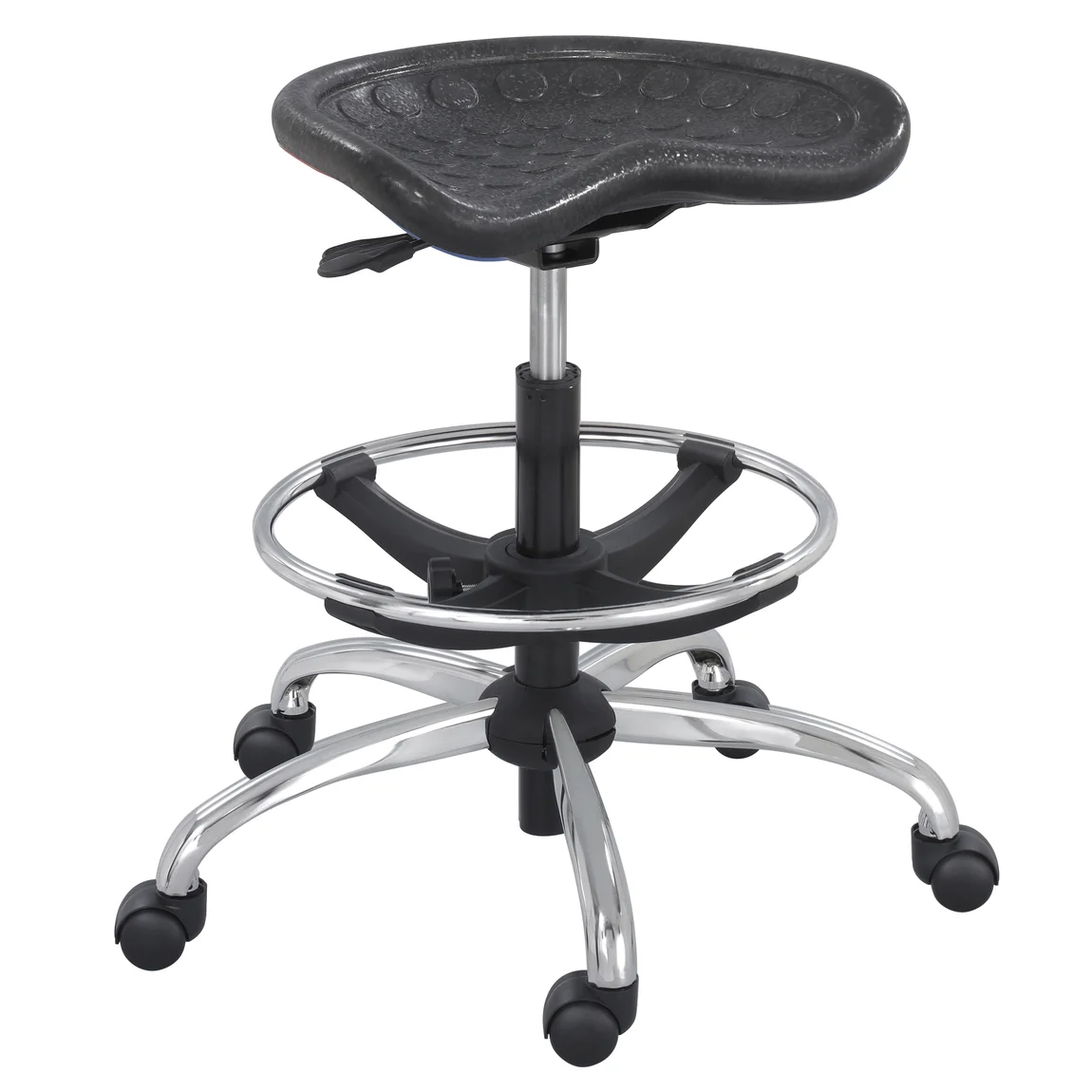 Rolling Backless Stool