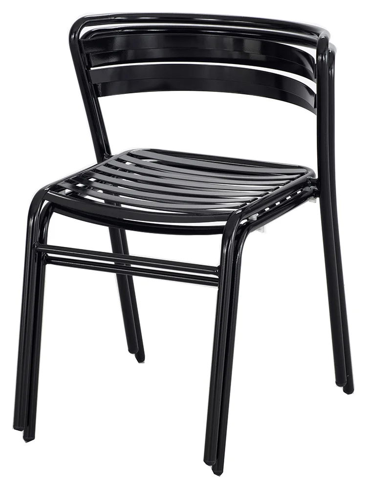 Outdoor Stacking Chairs - Set of 2