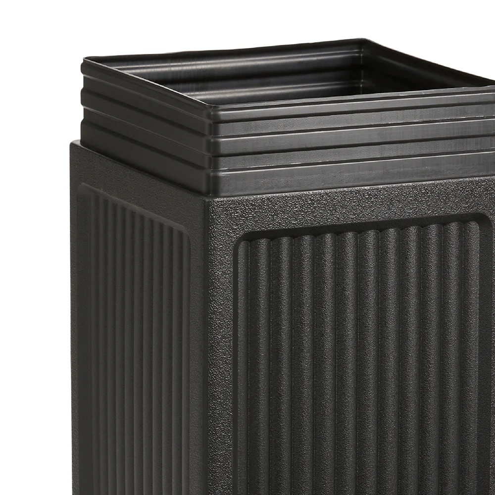 Outdoor Trash Can with Ashtray