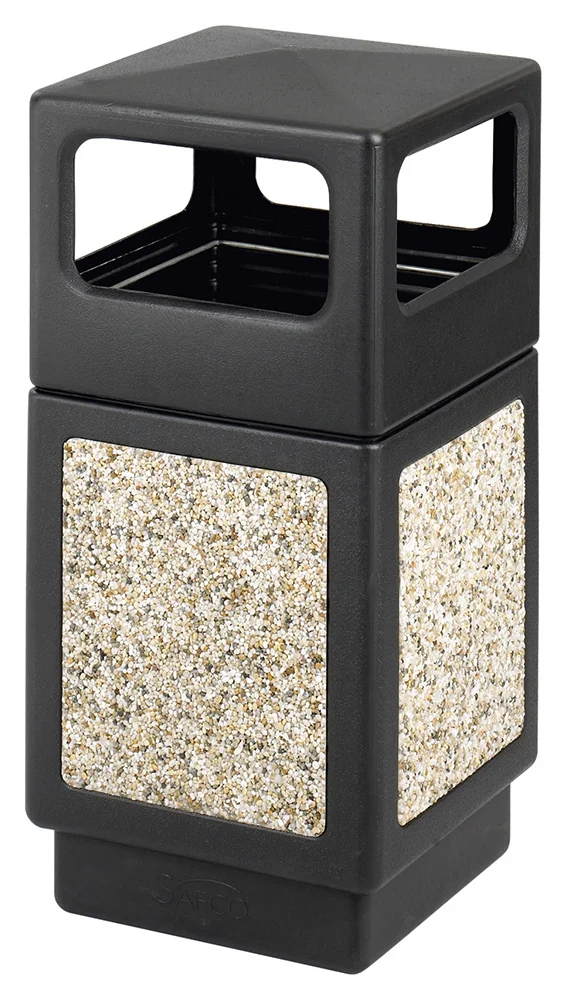 Outdoor Trash Can with Lid