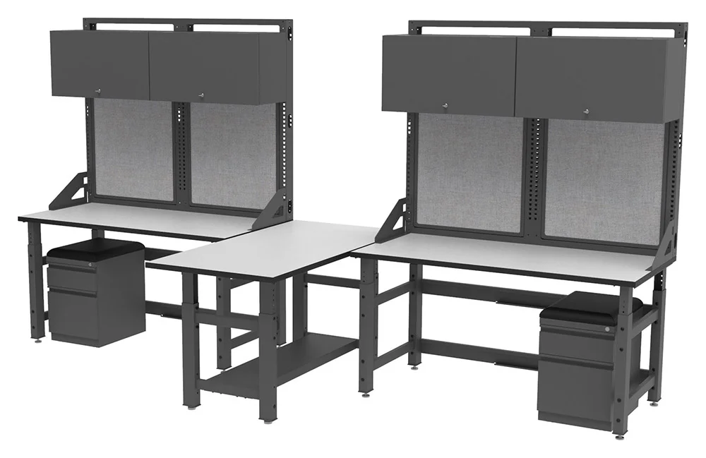 2 Person Industrial Workbench