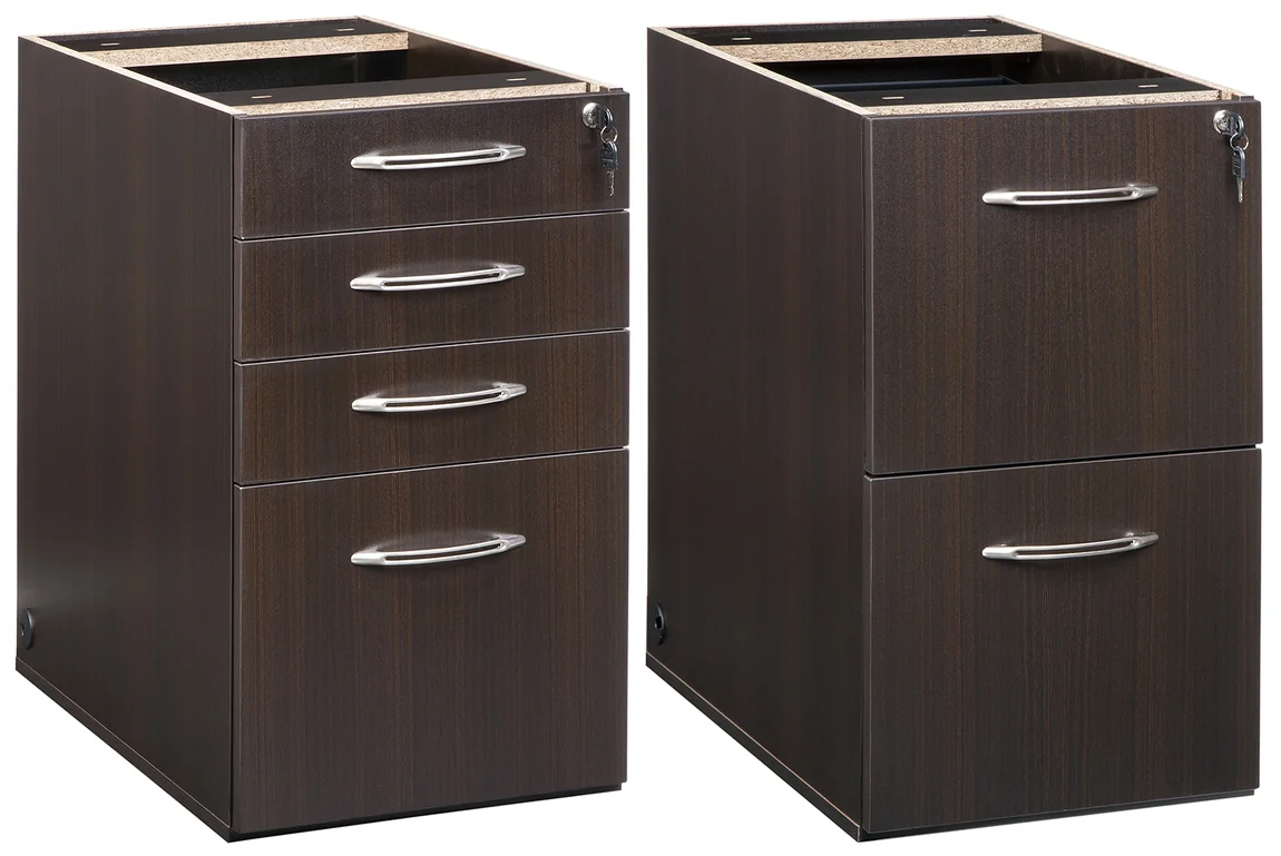 Pair of 2 & 4 Drawer Pedestals for Aberdeen Credenzas