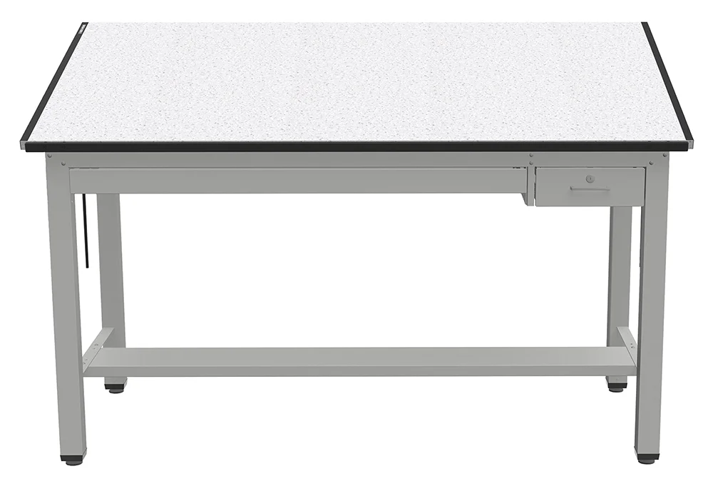 Large Drafting Table with Drawers