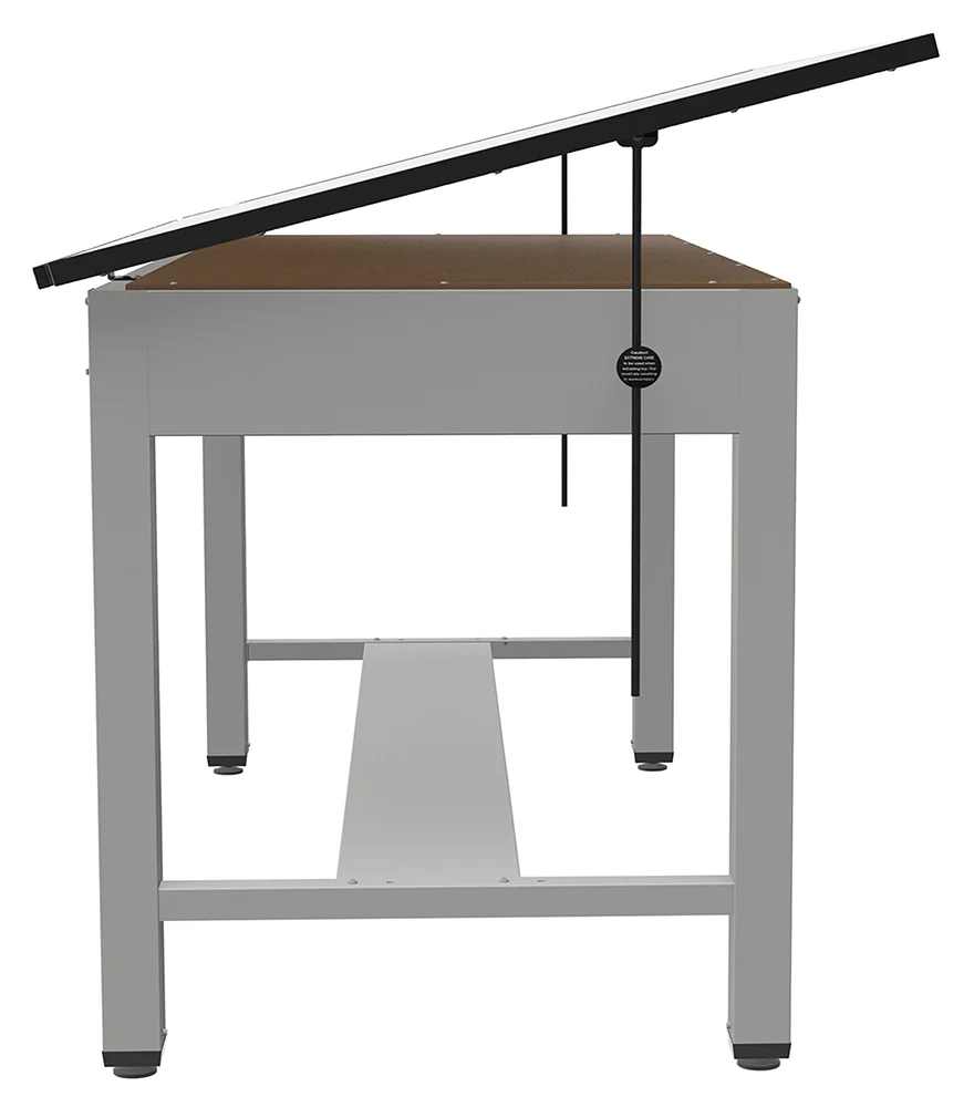 Large Drafting Table with Drawers