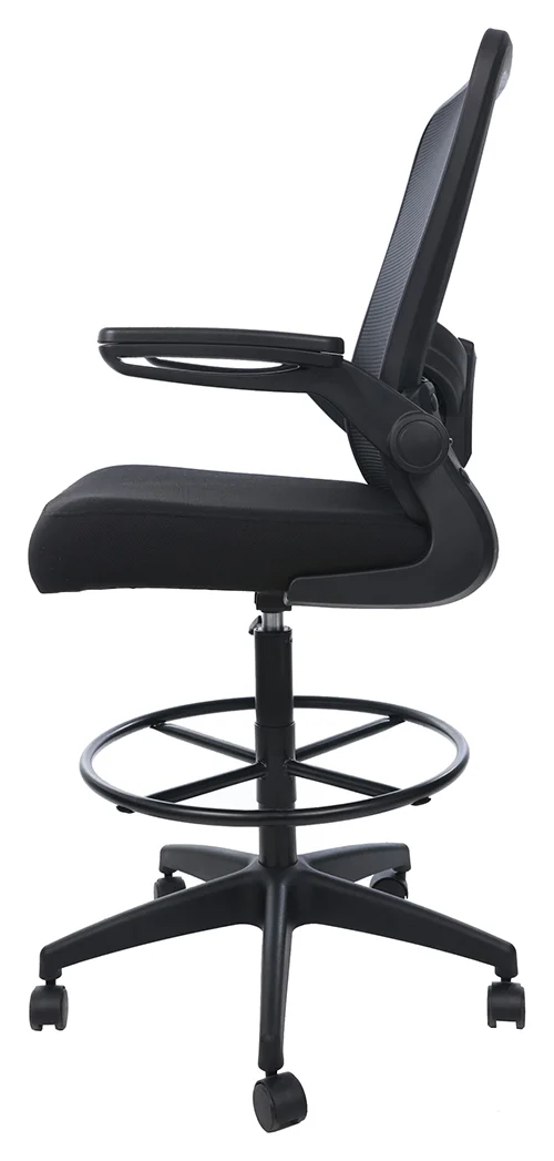 small office stool chair with flip arms 3