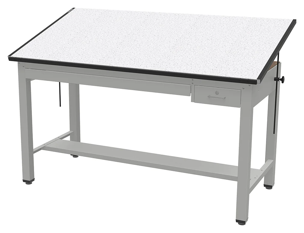 Big Drafting Table with Drawers