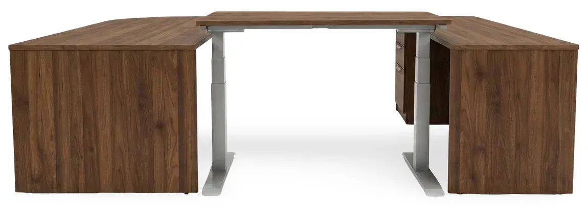 U Shaped Peninsula Standing Desk