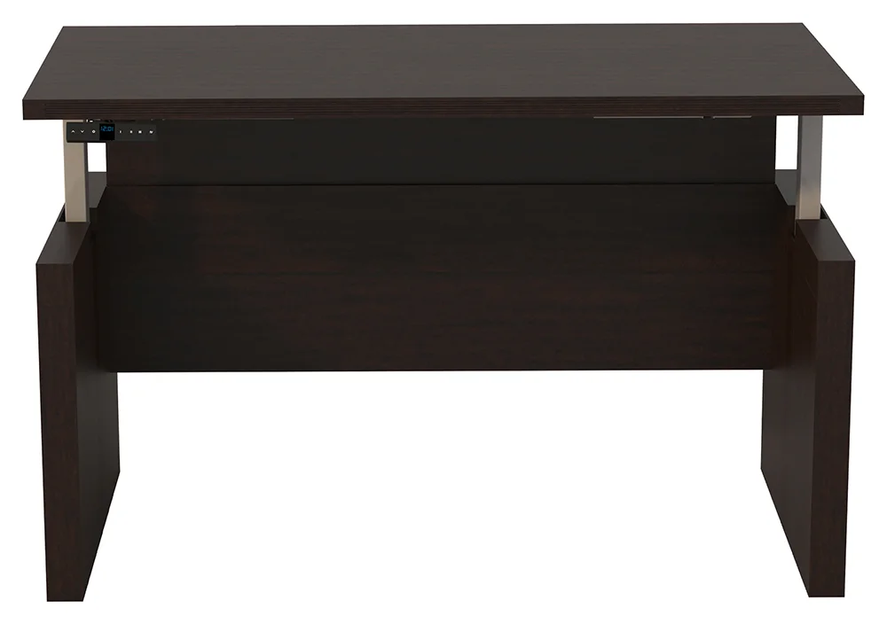 small rectangular height adjustable desk 3
