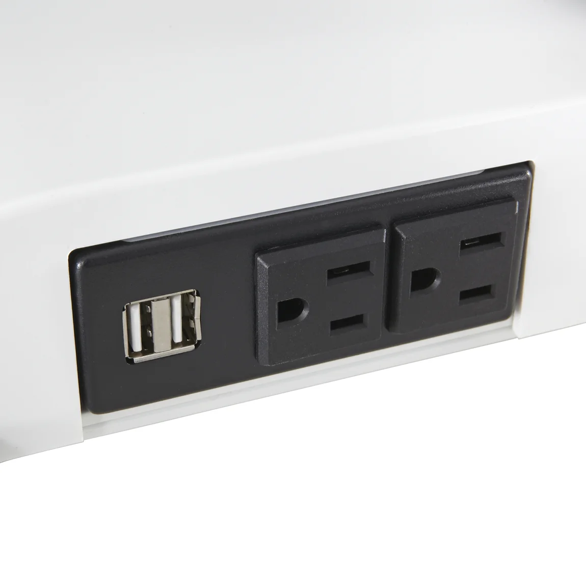 Electric Standing Desk Converter with Dual Monitor Arms