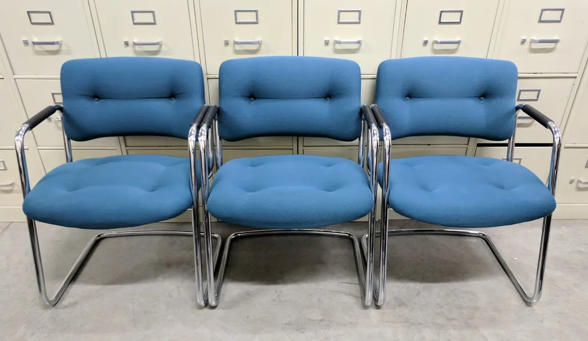 Steelcase Teal Guest Chairs