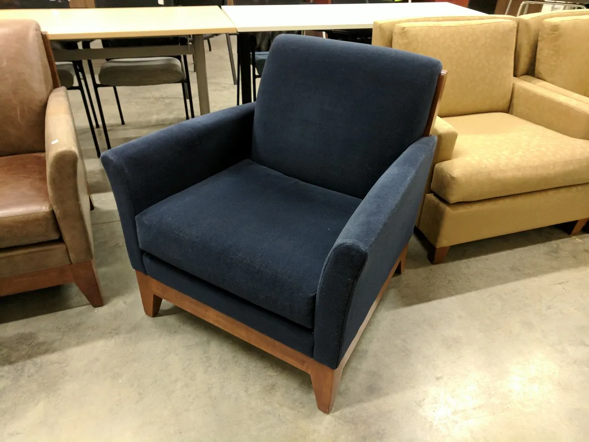 Royal Blue Club Chair