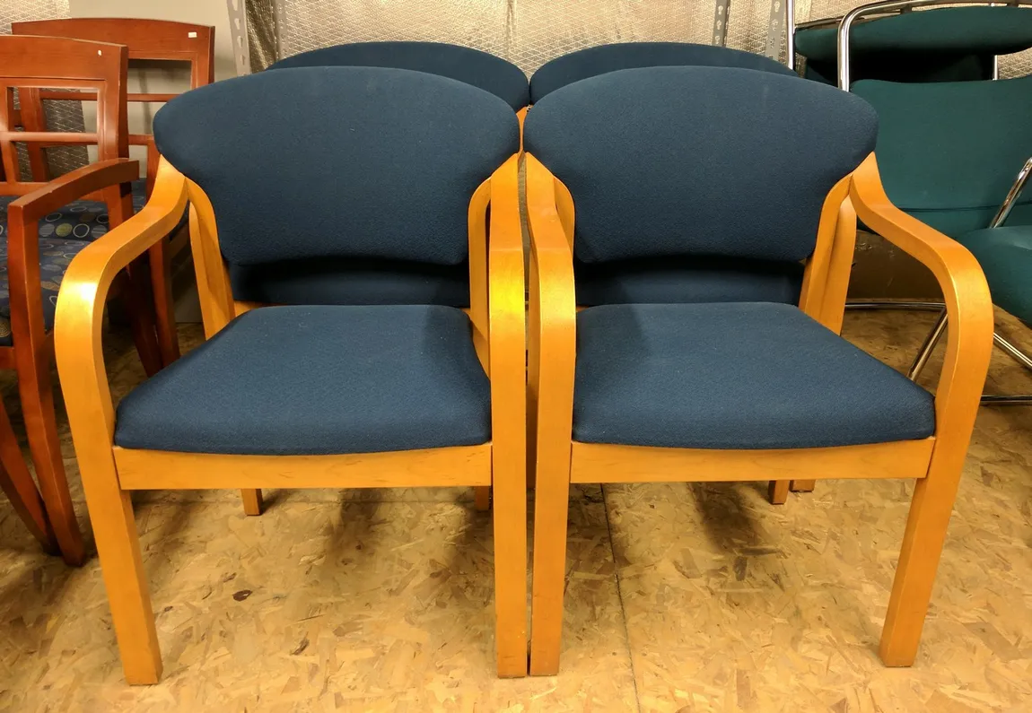 Kimball Blue Guest Chairs