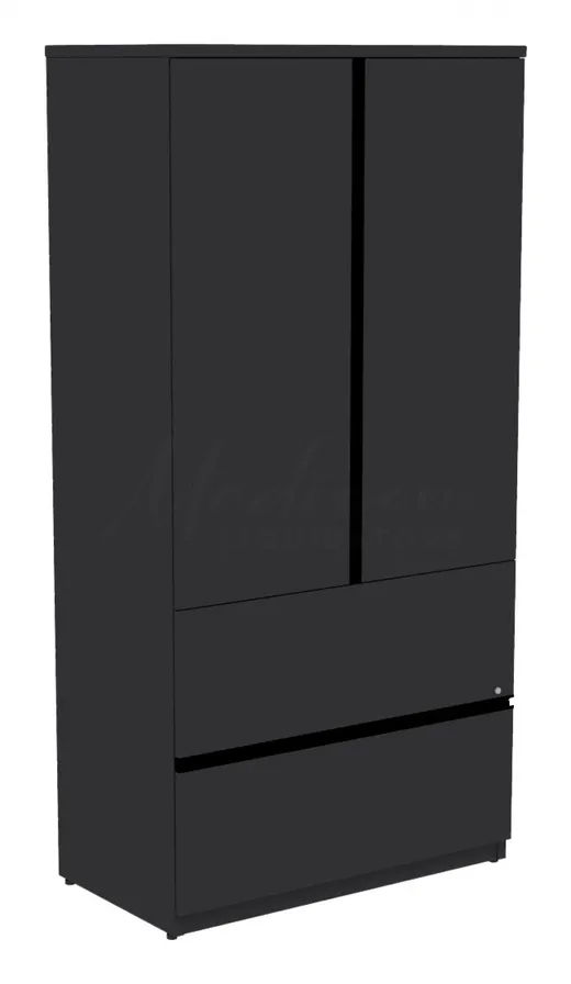 Vertical Storage Cabinet with Lateral File Drawers
