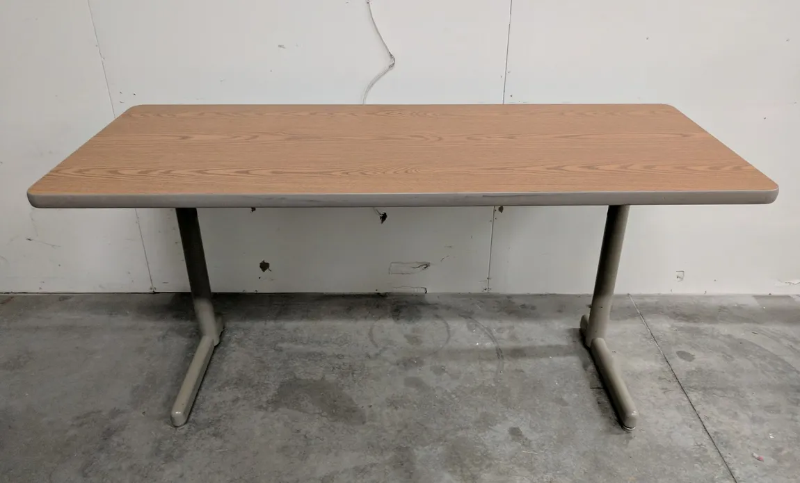 Haworth Oak Laminate Training Table