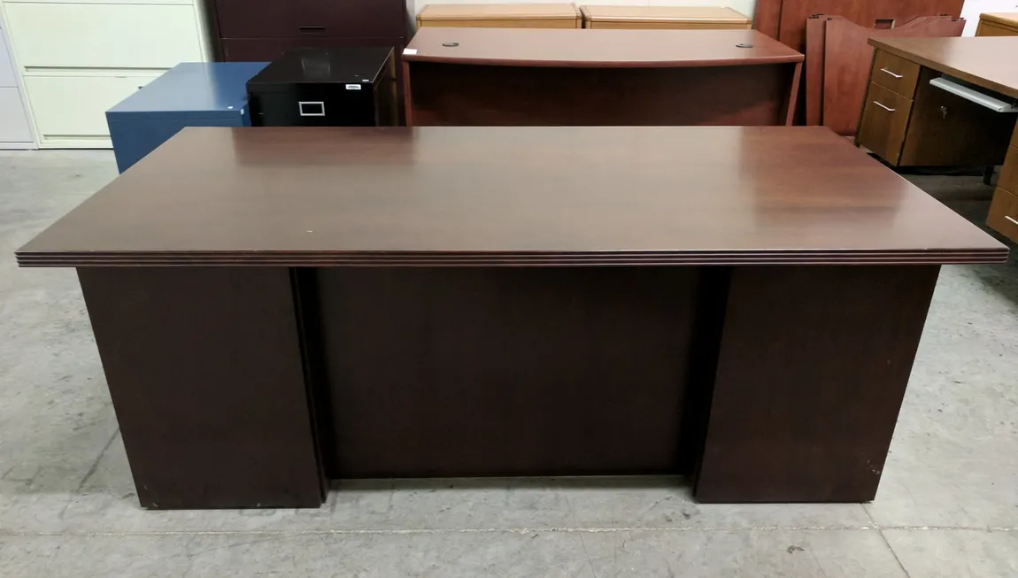 Solid Wood Cherry Desk with Conference Top