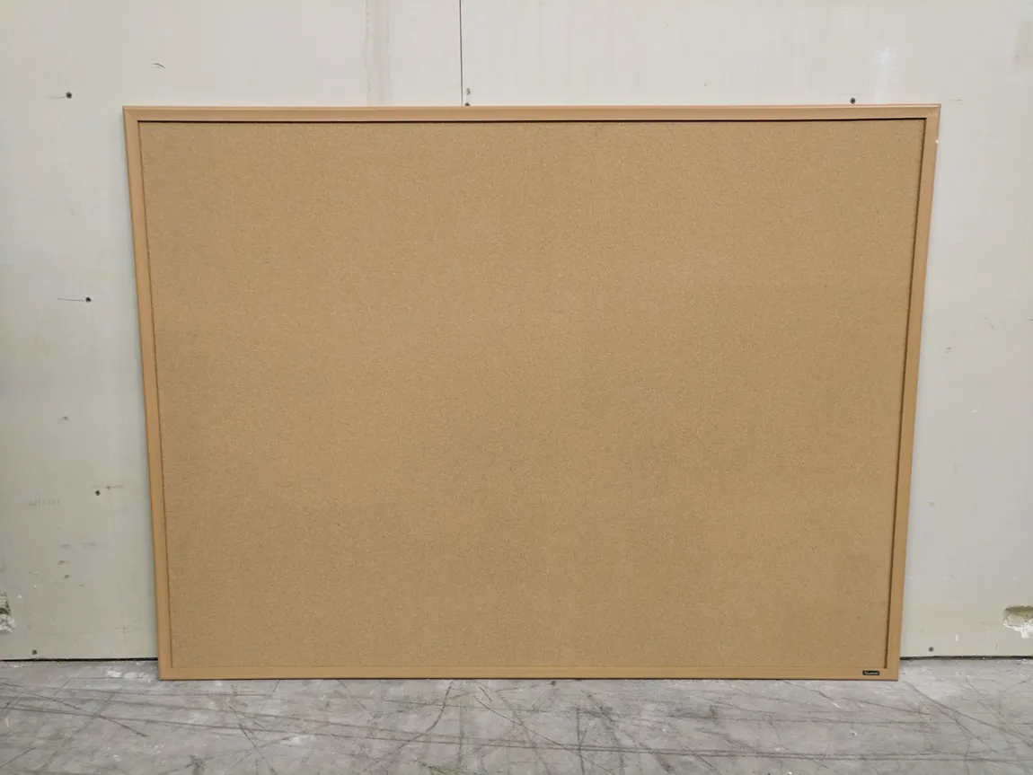 48x36 Quartet Bulletin Board with Wood Frame