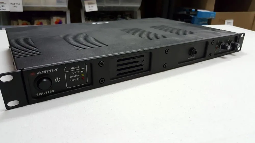Ashly SRA-2150 Power Amplifier Amp 2 x 150W