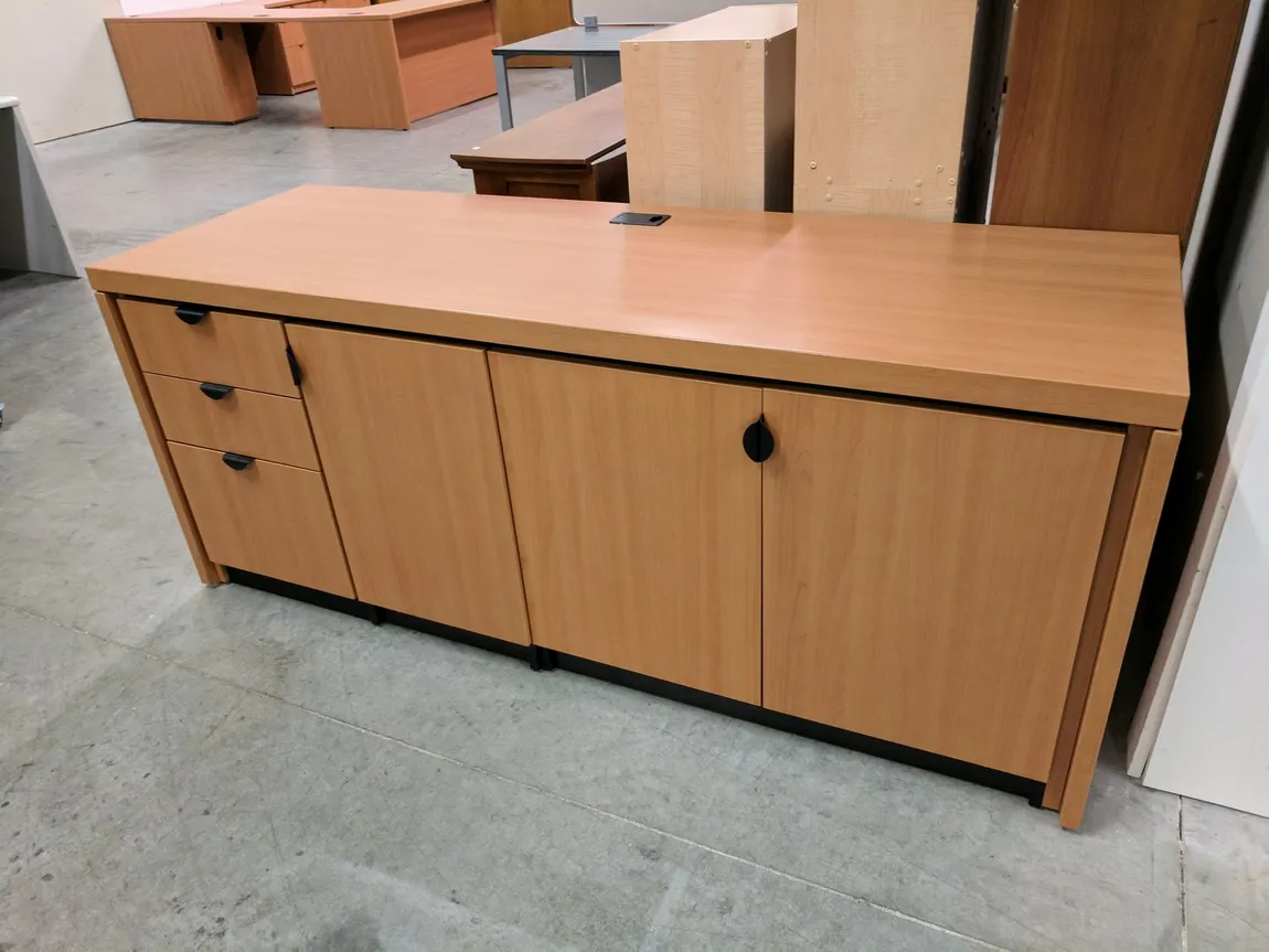 Oak Laminate Storage Credenza