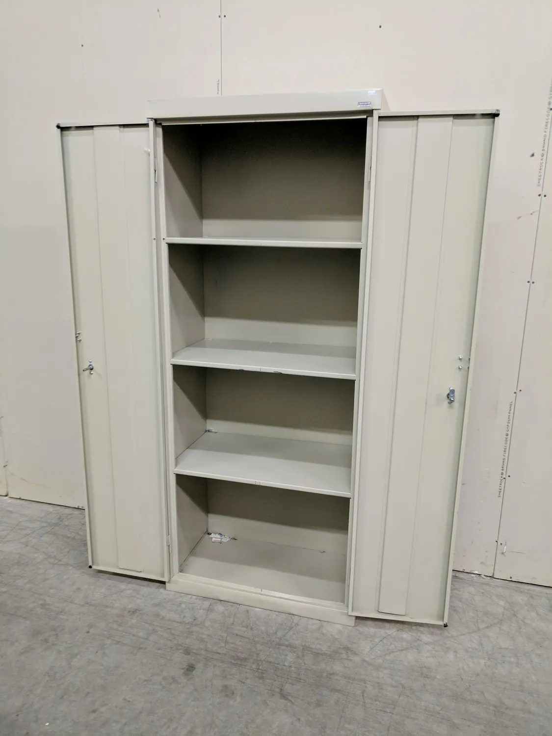 Sandusky Putty Metal Storage Cabinet â€“ 30 Inch Wide