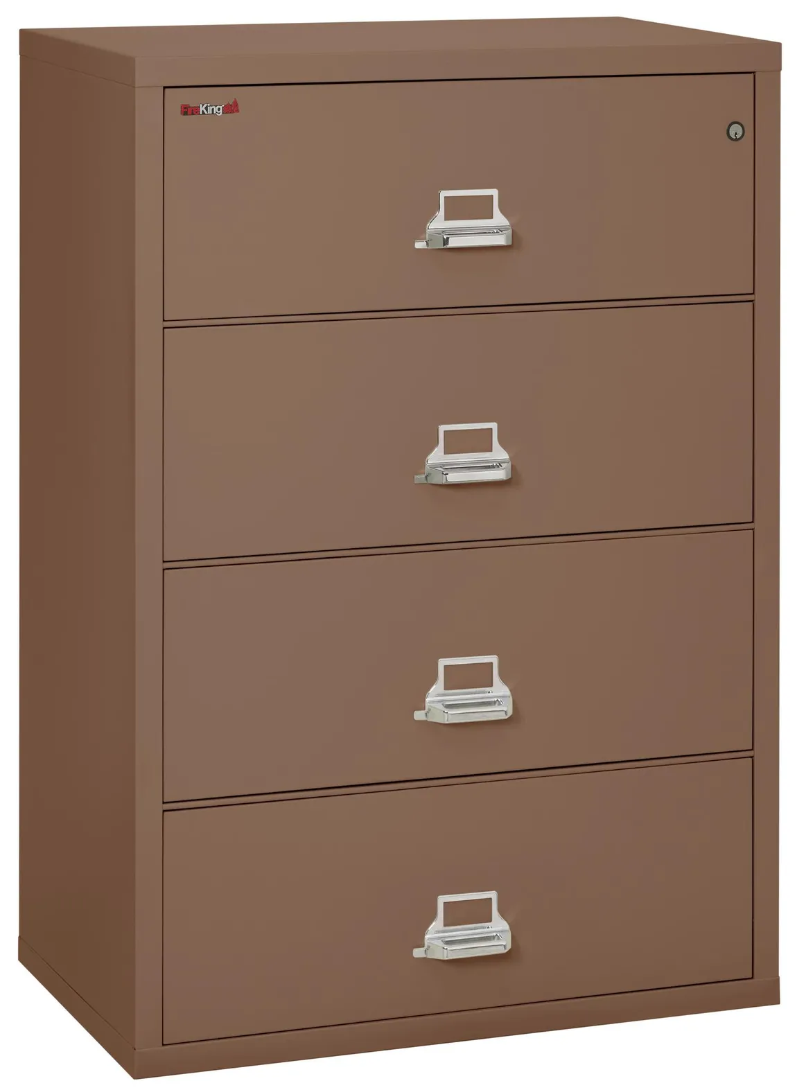 4 Drawer Fireproof Lateral File Cabinet - 38 Inch