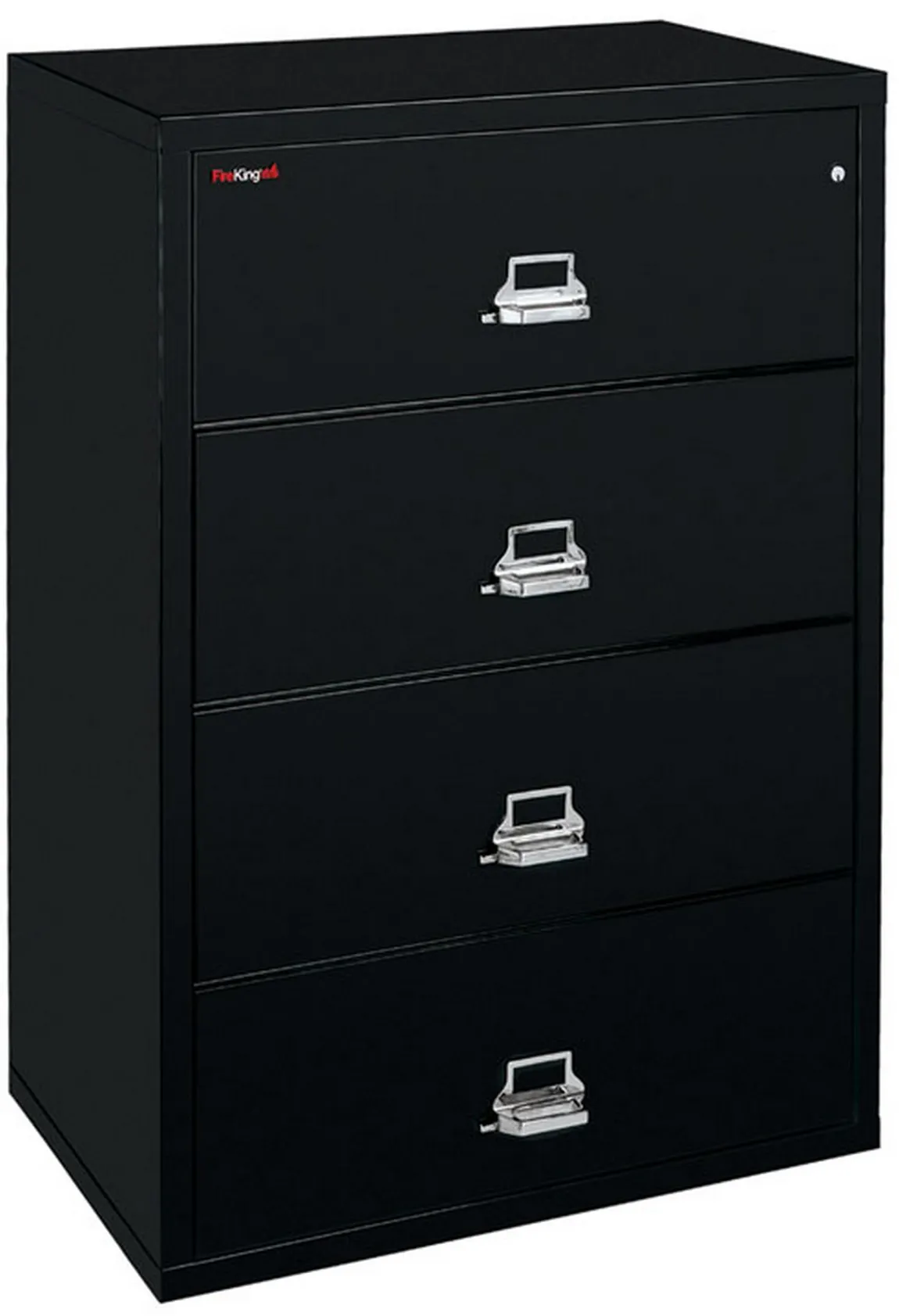 4 Drawer Fireproof Lateral File Cabinet - 38 Inch