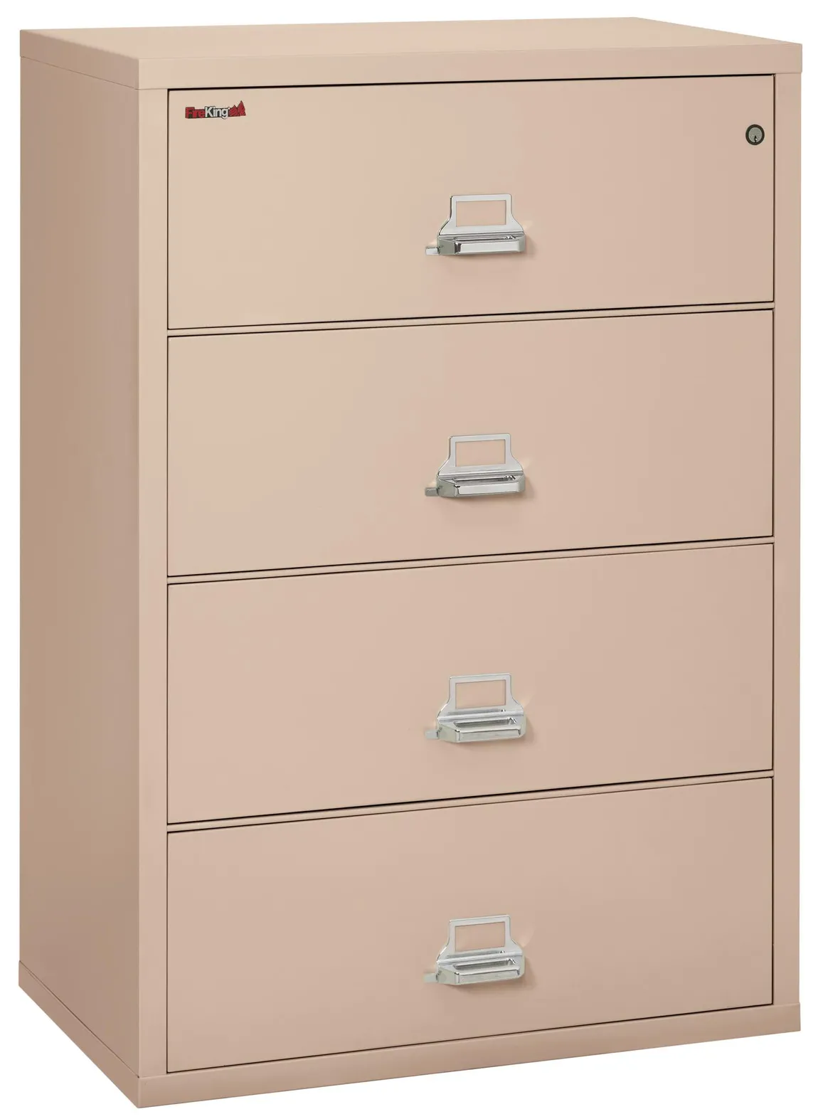 4 Drawer Fireproof Lateral File Cabinet - 38 Inch