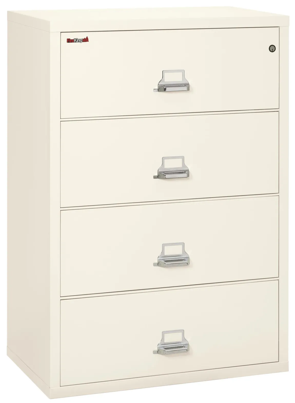4 Drawer Fireproof Lateral File Cabinet - 38 Inch