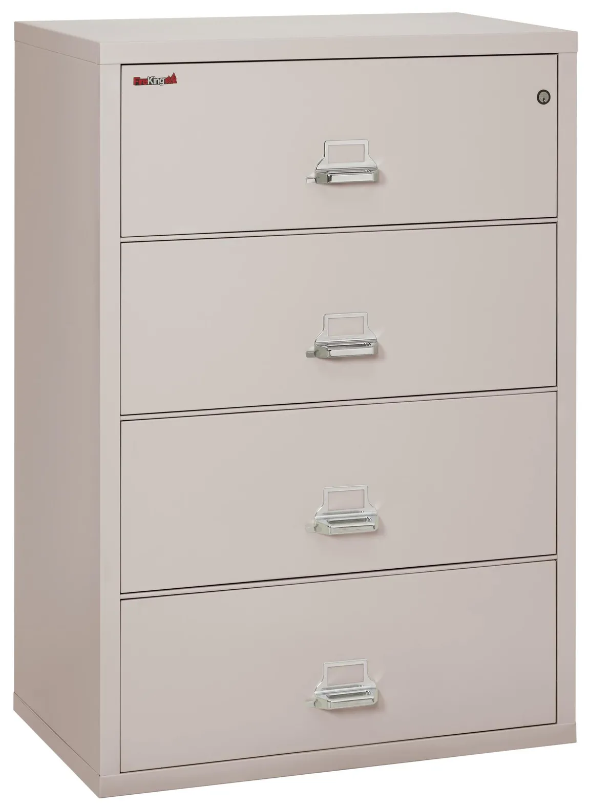 4 Drawer Fireproof Lateral File Cabinet - 38 Inch