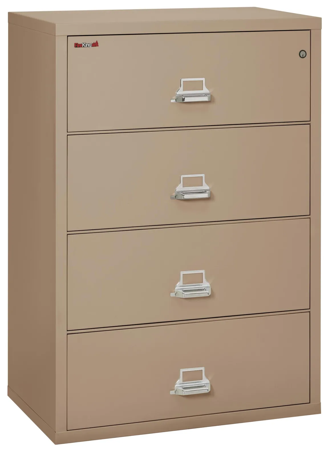4 Drawer Fireproof Lateral File Cabinet - 38 Inch