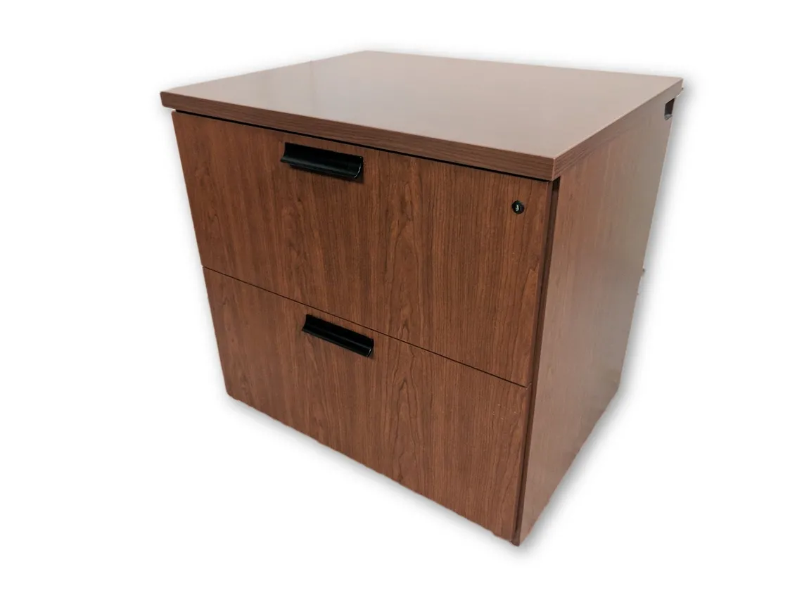 Cherry Laminate 2 Drawer Lateral File Cabinet â€“ 30 Inch Wide
