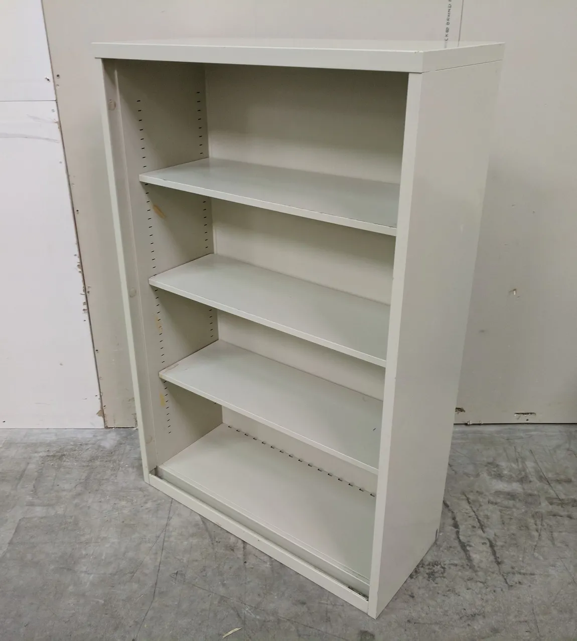 Putty Metal Bookshelf â€“ 36 Inch Wide