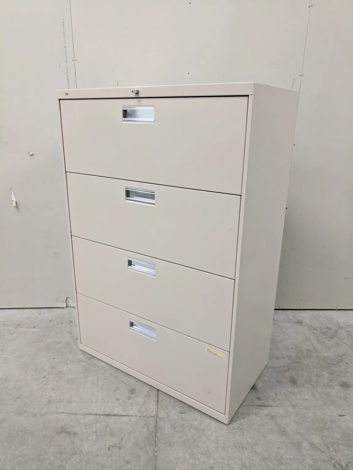 Putty Hon 4 Drawer Lateral File Cabinet â€“ 36 Inch Wide