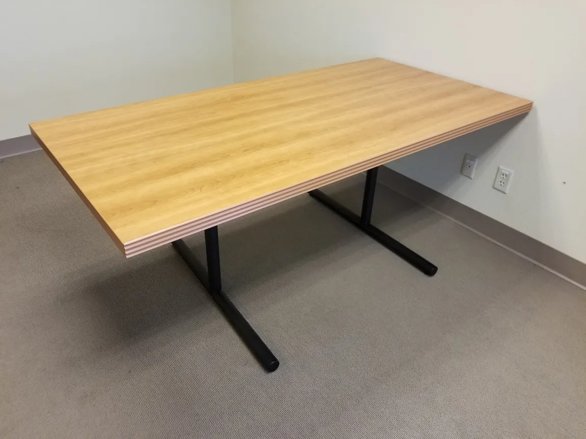 Oak Laminate Conference Table â€“ 71x35.5