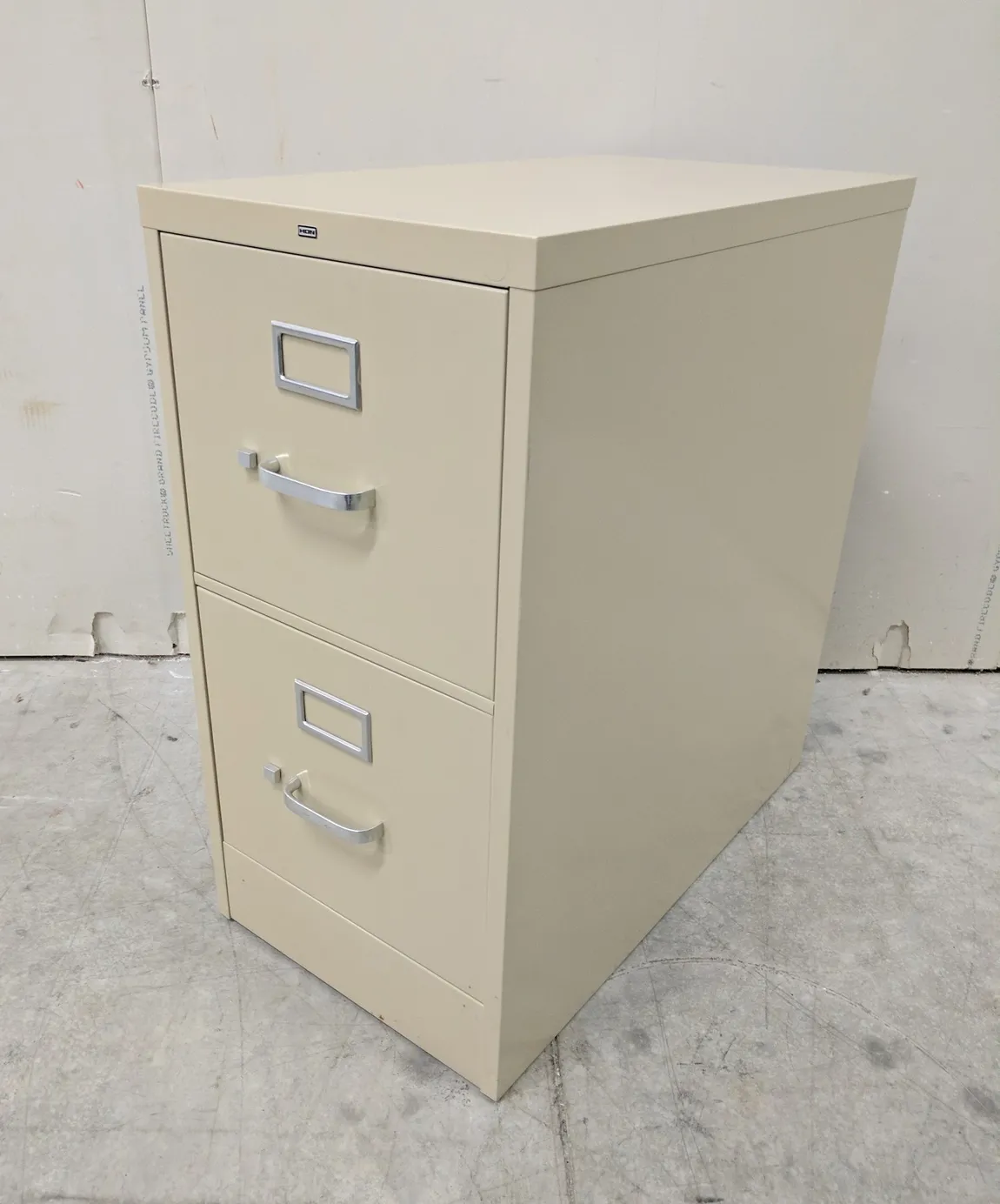 Tan Hon 2 Drawer Vertical File Cabinet