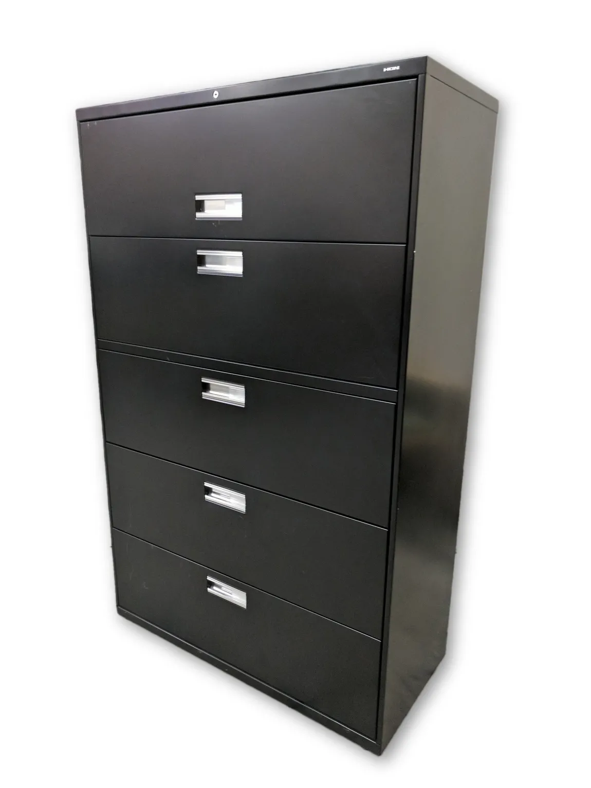 Black Hon 5 Drawer Lateral File Cabinet â€“ 42 Inch Wide