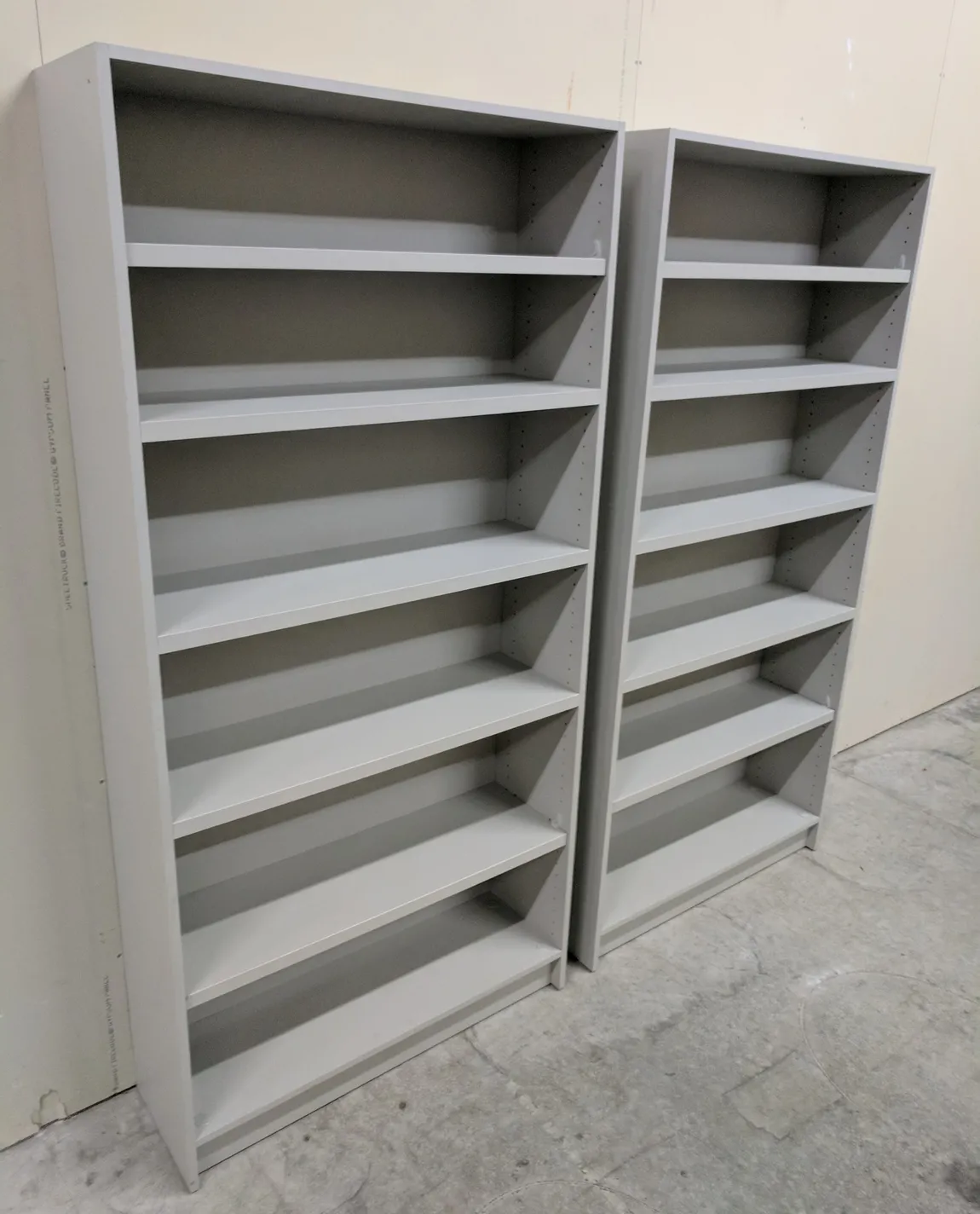 Putty Laminate Bookshelf â€“ 36 Inch Wide