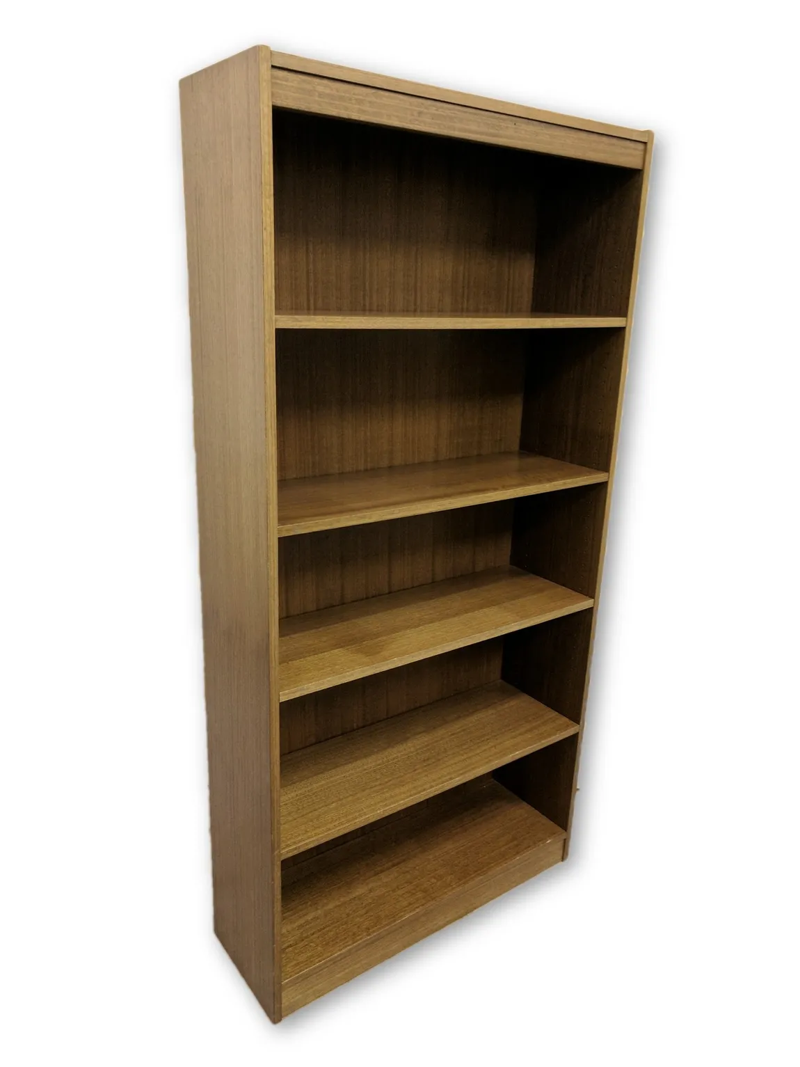 Wood Bookshelf with Oak Finish â€“ 36 Inch Wide